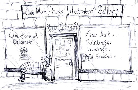 Come inside and view our original illustrations and paintings!